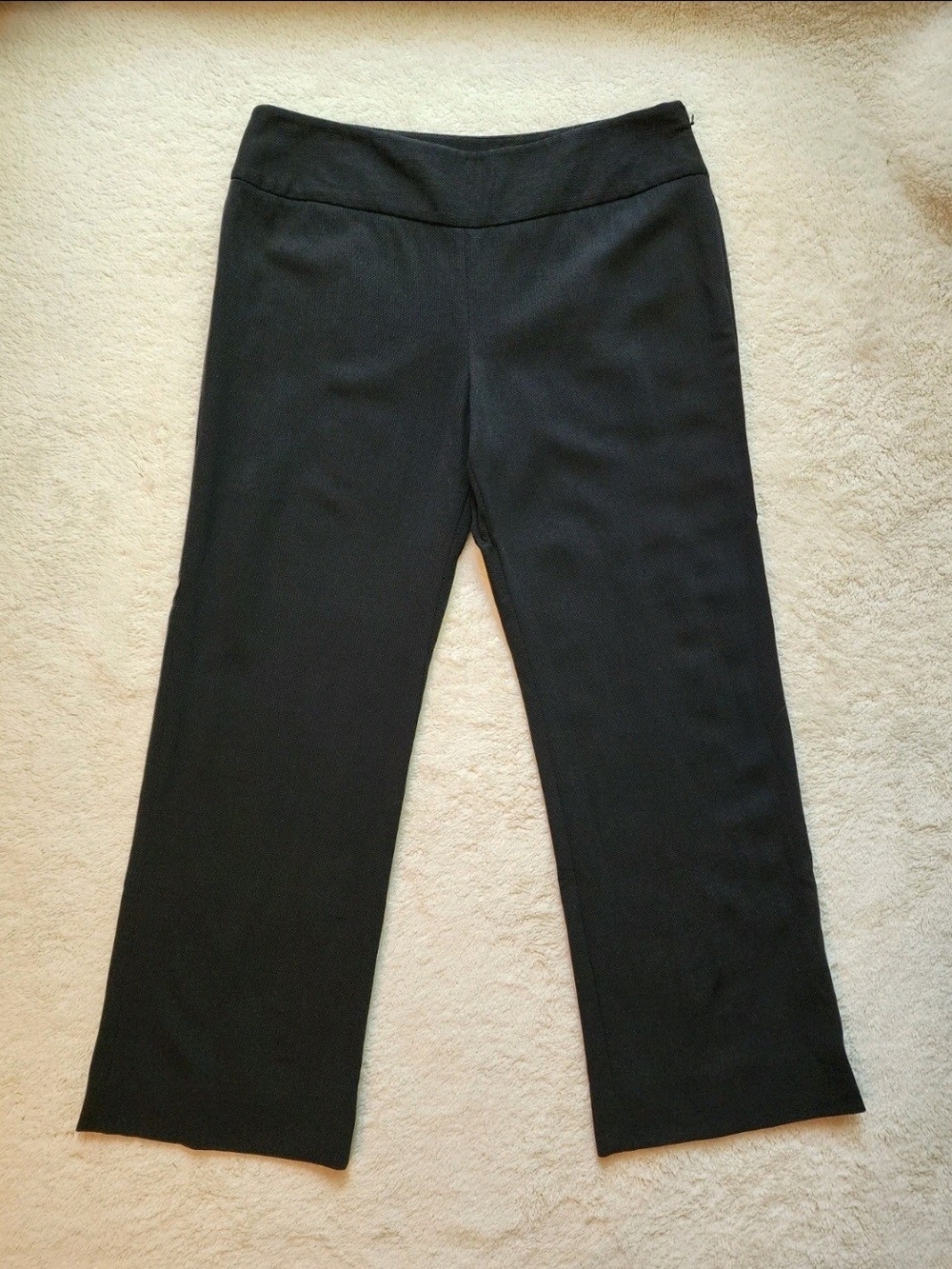 Giorgio Armani Women’s Black Wool Blend Dress Pants Straight Leg Size 48